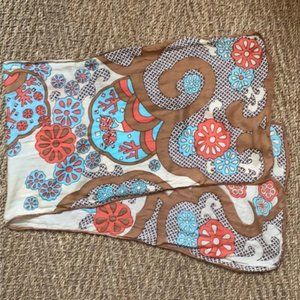 Vintage all silk scarf